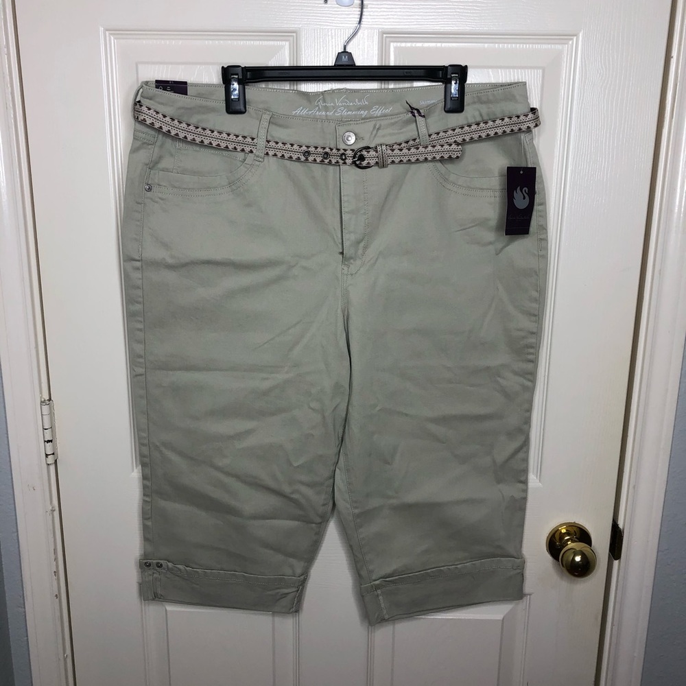 Gloria Vanderbilt All Around Slimming Tan Shorts